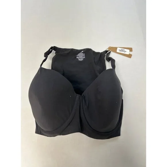 SKIMS Fits Everybody Full Coverage Back Smoother Bra Onyx Size 32DDDD NWT - Picture 4 of 6